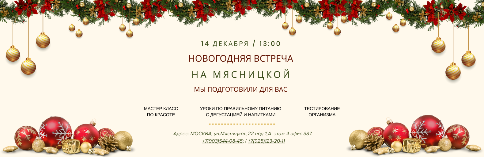 Новогодняя встреча на мясницкой