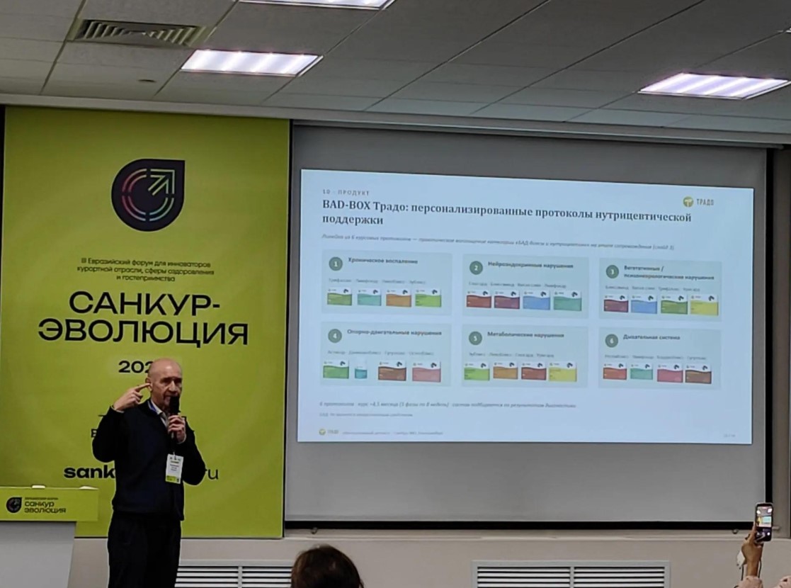 Эксперт ТРАДО А.Ю. Колесниченко выступил на форуме «САНКУР-Эволюция 2026» в Екатеринбурге Эксперт ТРАДО А.Ю. Колесниченко выступил на форуме «САНКУР-Эволюция 2026» в Екатеринбурге